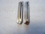 LUGER WW1 AND WW2 NICKEL PLATED MAGAZINES - 1 of 17