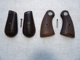 COLT REVOLVER & BROOMHANDLE PISTOL ORIGINAL GRIPS