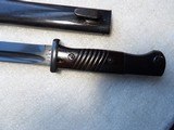 ORIGINAL 1940 GERMAN MAUSER K98 BAYONET W/SCABBARD - 2 of 16