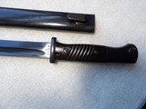 ORIGINAL 1940 GERMAN MAUSER K98 BAYONET W/SCABBARD - 3 of 16