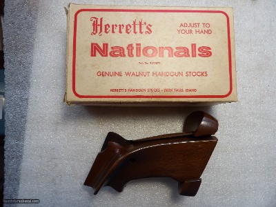 HIGH STANDARD HERRETTS NATIONALS WALNUT GRIPS
