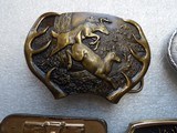 HUNTERS BELT BUCKLES & 1776 BELL BUCKLE - 3 of 19