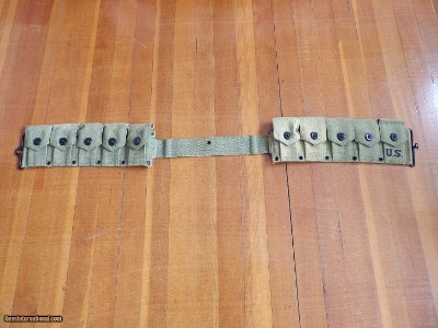 WW2 M1 & M2 CARBINES 10 MAGAZINES BELT HOLDER