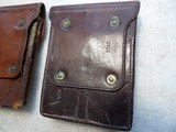 2 US ARMY 1913 DATED COLT 1911 LEATHER MAG POUCHES - 4 of 14