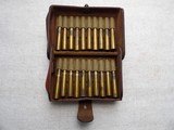 USA 20 RDS VINTAGE REM. CAL 30
IN 1908 LEATHER CASE - 13 of 20