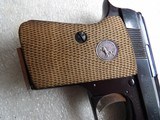 COLT MODEL JUNIORCAL. 25 ACP IN LIKE NEW CONDITION - 10 of 16