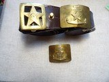 WW2 BELTS AND BUCKLES IN EXCELLENT CONDITION - 3 of 15