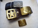 WW2 BELTS AND BUCKLES IN EXCELLENT CONDITION - 2 of 15