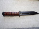 KA-BAR USMC KNIFE AND LEATHER SHEATH NEW CONDITION - 2 of 18