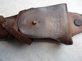 WW1 MODEL US ARMY 1911 PISTOL LEATHER HOLSTER - 2 of 13