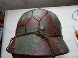 NAZI'S AIRFORCE RARE HELMET IN EXCELLENT CONDITION - 7 of 15