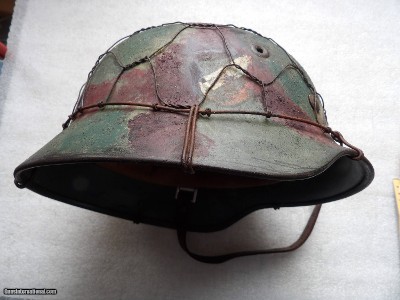 NAZI'S AIRFORCE RARE HELMET IN EXCELLENT CONDITION