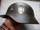 NAZI'S ARMY HELMET IN EXCELLENT ORIGINAL CONDITION - 1 of 10