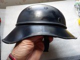 NAZI'S WW2 AIR PROTECTION MILITARY HELMET - 6 of 17