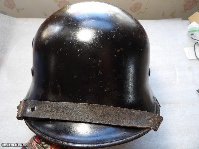 NAZI'S POLICE 2 M-34 ORIGINAL DOUBLE DECAL HELMETS