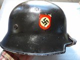 NAZI'S POLICE RARE ALLUMINUM HELMET IN GOOD SHAPE - 3 of 15