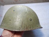 US ARMY KOREAN WAR HELMET WITH FIBERGLASS LINER - 15 of 16