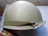 US ARMY KOREAN WAR HELMET WITH FIBERGLASS LINER - 4 of 16