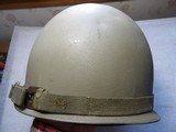 US ARMY KOREAN WAR HELMET WITH FIBERGLASS LINER - 3 of 16