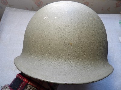 US ARMY KOREAN WAR HELMET WITH FIBERGLASS LINER