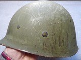 US ARMY KOREAN WAR HELMET WITH FIBERGLASS LINER - 13 of 16