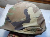 KOREAN WAR USMC M1 WITH FROG SKIN COVER HELMET - 2 of 19