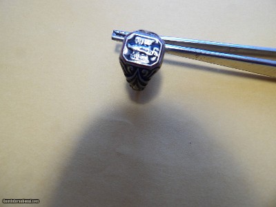 NAZI'S MILITARY SILVER RING IN GOOD ORIGINAL CONDITION