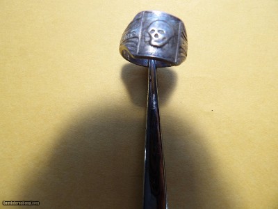NAZI'S SS SILVER RING IN VERY GOOD ORIGINAL CONDITION