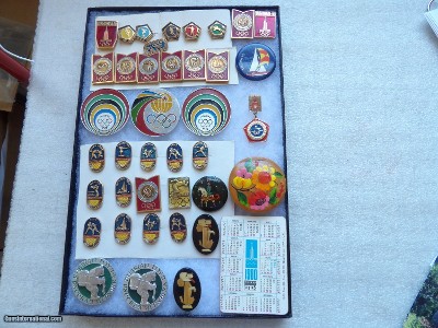 1980 MOSCOW OLYMPIC 40 SOUVENIRS IN NEW CONDITION