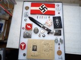 HITLER YOUTH DISPLAY INCLUDING THE ACHIEVMENT BOOK - 2 of 20