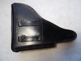 2 LUGER NEW LEATHER BLACK HOLSTERS - 3 of 20