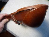 LUGER 1916 DATED NEW BROWN LEATHER HOLSTER - 6 of 11