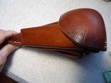 LUGER 1916 DATED NEW BROWN LEATHER HOLSTER - 5 of 11