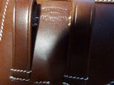 LUGER 1916 DATED NEW BROWN LEATHER HOLSTER - 4 of 11