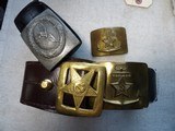 WW2 NAZI'S & USSR ARMY BELTS IN VERY GOOD CONDITION