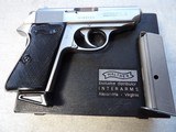 WALTHER PPK/S STAINLESS LIKE NEW IN ORIGINAL CASE - 2 of 19