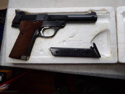 HIGH STANDARDSUPERMATIC CITATION MILITARY TARGET PISTOL & WEGHT