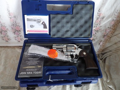COLT PYTHON BRAND NEW STAINLESS STEEL 3 REVOLVERS 3", 4.25", 5" LONG BARRELS