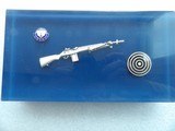 US Military M14 Decoration Mini Rifle imbedded in 8.5 - 2 of 15
