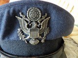 ARCHIVE AREA-USAF AIR FORCE OFFICERS VISOR CAP 1940s-1950s FLIGHT ACE SIZE 7 - 10 of 11
