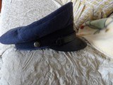 ARCHIVE AREA-USAF AIR FORCE OFFICERS VISOR CAP 1940s-1950s FLIGHT ACE SIZE 7 - 5 of 11