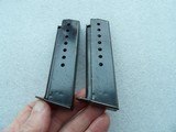 WW2 Walther P.38 e/359 stamped 2 magazines in excellent factory original condition - 1 of 8