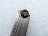 WWI NAVY LUGER MAGAZINE IN GOOD CONDITION S/N 8529 WITH 