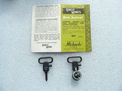 THREE SETS OF RIFLES SWIVELS IN NEW FACTORY ORIGINAL CONDITION