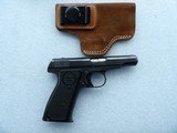 SOFT LEATHER PISTOL HOLSTER IN EXCELLENT ORIGINAL CONDITION - 3 of 7