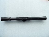 VINTAGE WEAVER C4 SCOPE WITH WEAVER .22 TIP PFF MOUNT IN GOOD CONDITION - 2 of 15