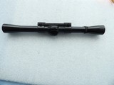 VINTAGE WEAVER C4 SCOPE WITH WEAVER .22 TIP PFF MOUNT IN GOOD CONDITION - 12 of 15