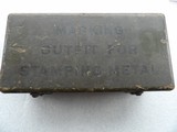 WW2 ERA U.S. ARMY MARKING OUTFIT FOR STAMPING METAL, MANUFACTURED IN 1942. - 5 of 12