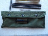 US ARMY MILITARY-STYLE M16 OR AR-15 RIFLE CLEANING KIT POUCH.