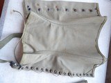 US Army M1938 canvas leggings, which were standard issue during World War II.  - 8 of 11